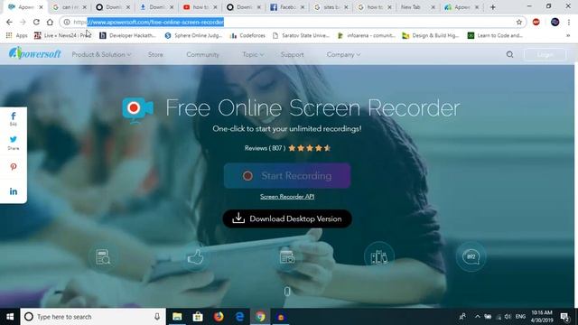 How To Record Computer Screen with audio and webcam For Free | смотреть онлайн