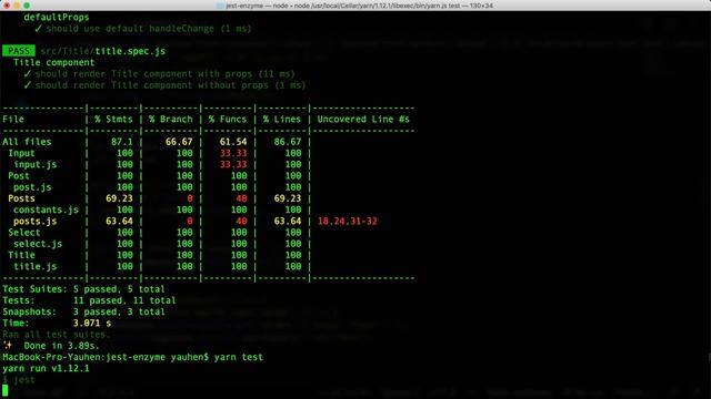 Jest + Enzyme #6 Тестирование событий изменения (Testing Change Events) смотреть онлайн