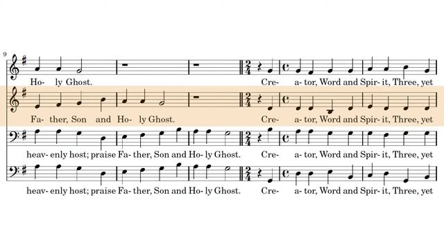 Praise God, from whom all blessings flow | Alto Click Track смотреть онлайн