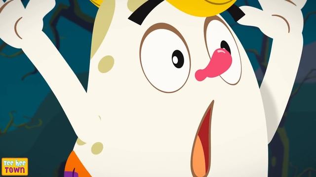 Boo Boo Spooky Humpty Dumpty Nursery Rhyme | Funny Dancing Zombies Walk At Midnight - Teehee Town смотреть онлайн