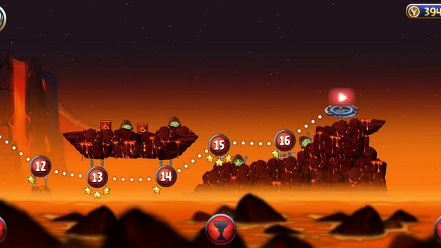 Прошёл Angry Birds Star Wars II Последние Касценны обоих сторон (Свиней и Птиц) смотреть онлайн