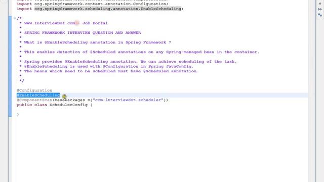SPRING FRAMEWORK @SCHEDULED ANNOTATION смотреть онлайн