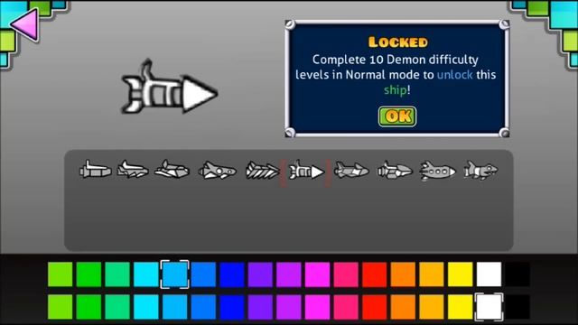 Geometry Dash ALL SHIPS - How to Unlock! смотреть онлайн