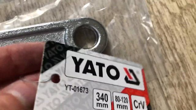 Ключ разводной сегментный шарнирный 80-120мм, "Yato”, Артикул: YT-01673 смотреть онлайн