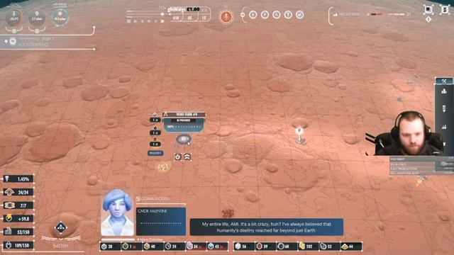 New Mars AI Terraforming Colony Builder - Ep. 1 - Per Aspera Gameplay смотреть онлайн