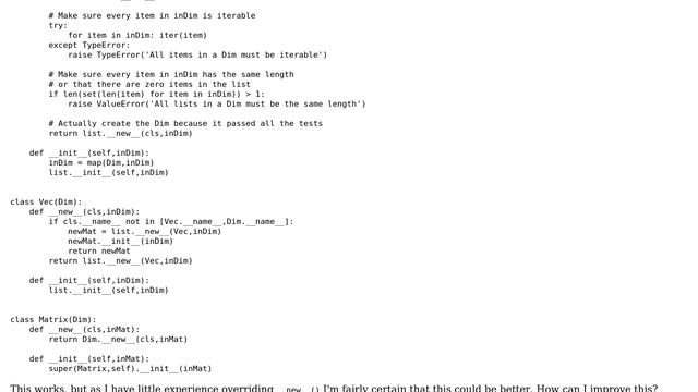 Code Review: Python __new__ and __init__ usage смотреть онлайн