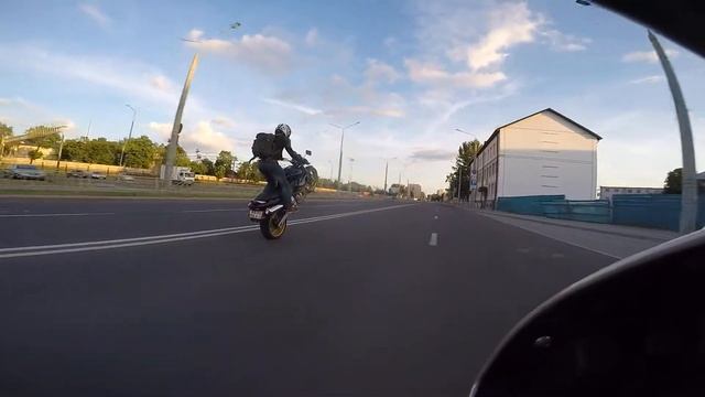 Wheelie Honda Hornet 600 Вилли на Хонда хорнет