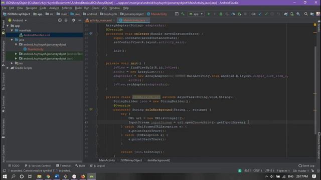 [Android Tutorial] Chapter 56: JSON Array Object Android смотреть онлайн