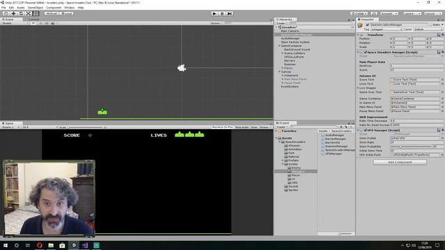Clon del Space Invaders hecho con Unity disponible en Github смотреть онлайн