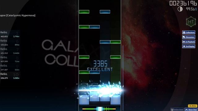 osu!mania Galaxy Collapse [4K] Cataclysmic Hypernova ⭐5.3 +HT смотреть онлайн