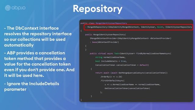 ABP Framework MongoDB смотреть онлайн