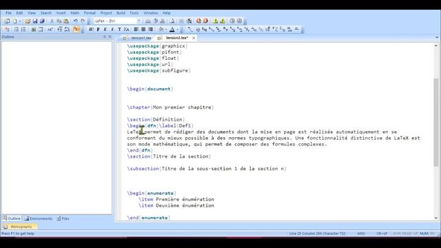Utilisation de Latexdiff pour marquer/visualiser les modifications apportées aux documents Tex смотреть онлайн