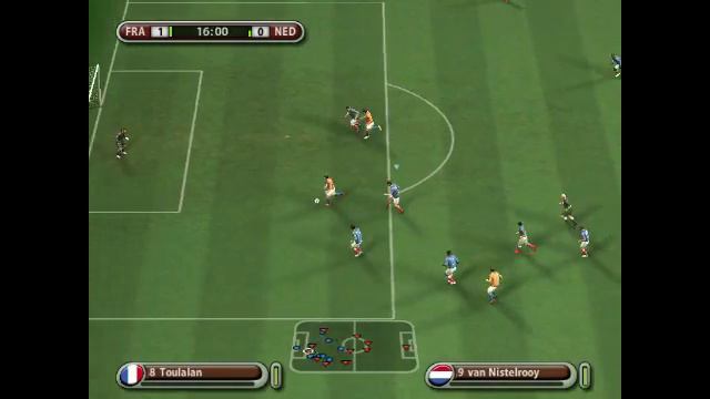UEFA EURO 2008: France vs Holland - 1st half (pc gameplay) смотреть онлайн