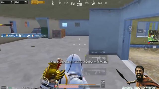 Full Squad vs Leonidas | Leonidas Gameplay - PUBG Mobile смотреть онлайн