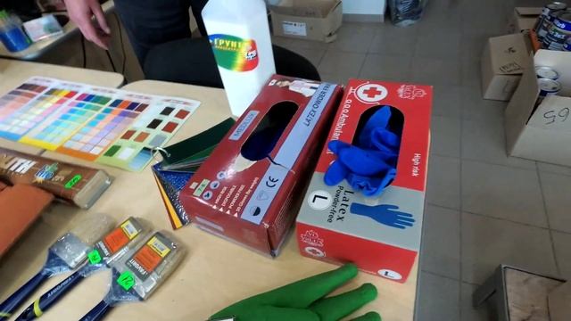 как сделать черепицу из цемента и покрасить акриловой краской.. смотреть онлайн