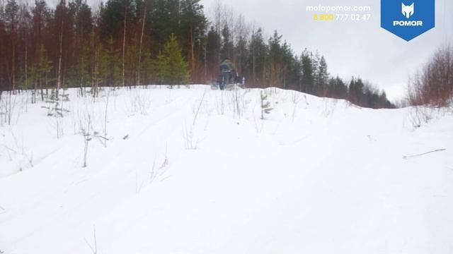 Испытания снегохода POMOR смотреть онлайн