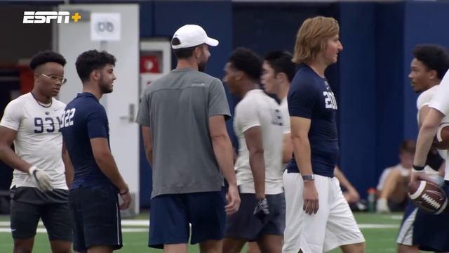 Eli Manning goes undercover at Penn State walk-on tryouts as "Chad Powers" смотреть онлайн