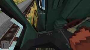 Манёвры на ТЭМ2 l Работаю машинистом ТЭМ2 l Майнкрафт поезда l Илья в Майнкрафт