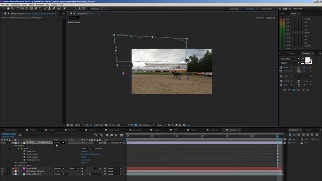 Убираем пересвет неба в Adobe Aftereffects