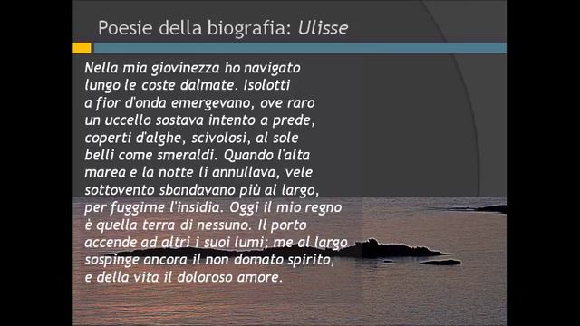 Ulisse di Umberto Saba смотреть онлайн