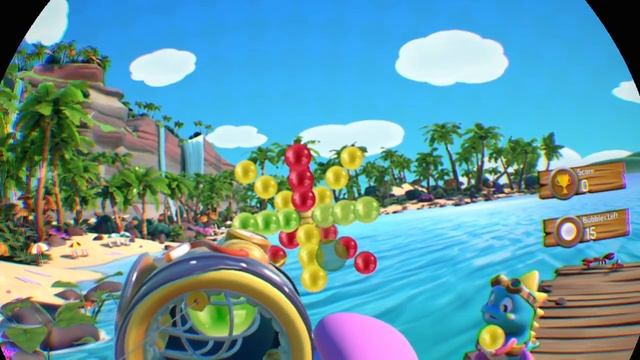 Just a quick showing of Puzzle Bobble 3D: Vacation Odyssey in VR смотреть онлайн