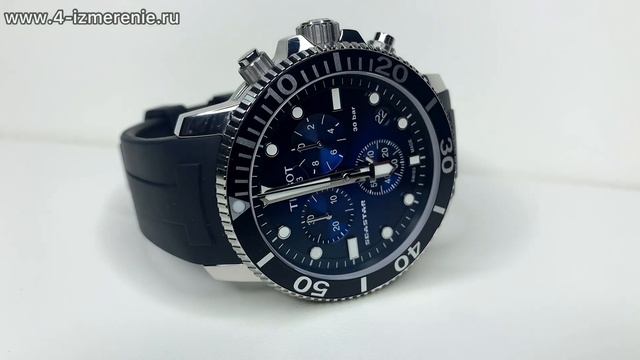 Обзор 4 Измерение Tissot Seastar 1000 Chronograph T120.417.17.041.00 смотреть онлайн