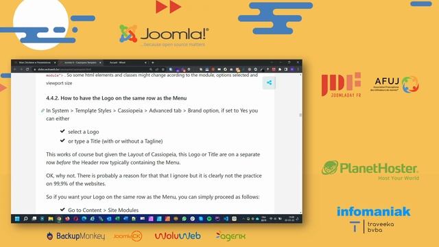 JoomlaDay FR 2022 | Aller plus loin avec Cassiopeia, le template de Joomla 4 (Marc Dechèvre) смотреть онлайн