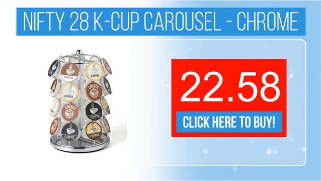 Nifty 28 K-Cup Carousel - Chrome смотреть онлайн