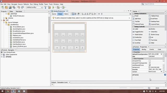 Create Executable Jar file in NetBeans смотреть онлайн