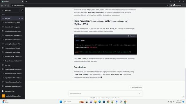 Python high precision time sleep смотреть онлайн