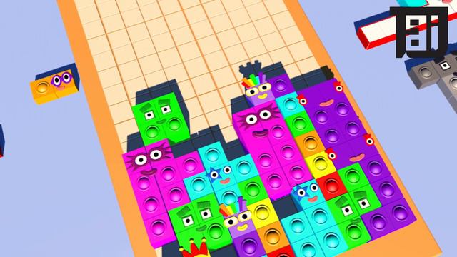 NUMBERBLOCKS 200 POPIT PUZZLE Fan Made Animation Next Level смотреть онлайн
