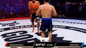 ГАДЖИ РАБАДАНОВ vs МЕХДИ ДАКАЕВ / ПОЛНЫЙ БОЙ  EFC