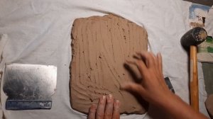 Как сделать ровный пласт из глины, который не загнется, не потрескается после сушки и обжига, шамот
