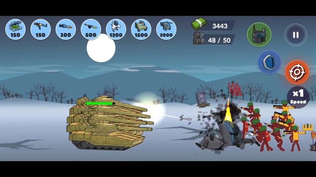 RAY | Hack Stickman World War - Army 999999999 armored tanks | (Android, iOS) смотреть онлайн
