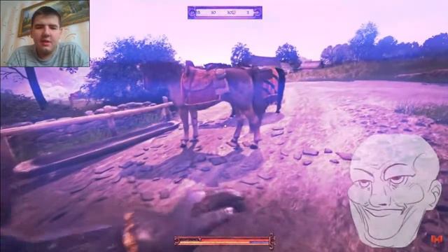 Реакция на Kingdom Come: Deliverance "Баги, Приколы, Фейлы"(Mr. Marmok) смотреть онлайн