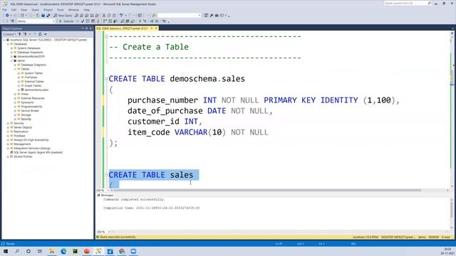 SQL Server Management Studio-DDLs-Constraints in SQL Server смотреть онлайн