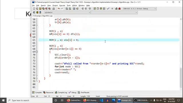 L23: Kosaraju's algorithm for Strongly Connected Components Part 2|Graph Theory Part 1|Codeofficial смотреть онлайн