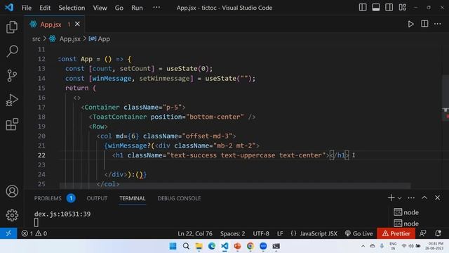 Beginner React JS Project- Tic Tac Toe Game React Hooks | Tic Tac Toe in ReactJS | React Projects смотреть онлайн