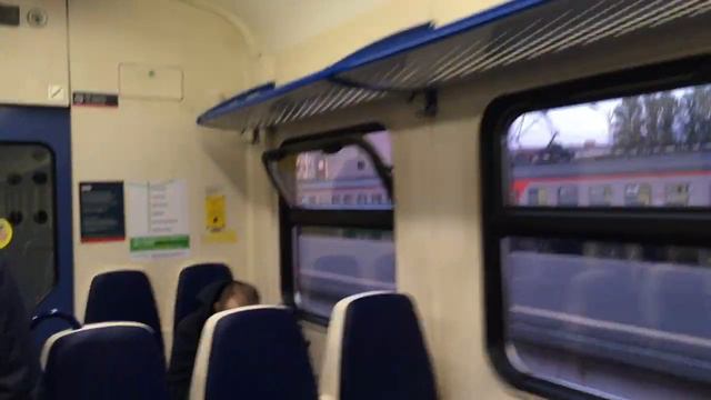 passing russian electric train # passing russian electric train # Прохождение электричек ЭД4М 0422 смотреть онлайн