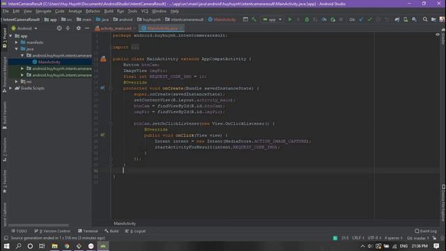 [Android Tutorial] Chapter 44: Intent Camera Result смотреть онлайн