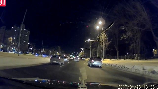 Запись с видеорегистратора Xiaomi Yi 2017 0126 183500 137 смотреть онлайн