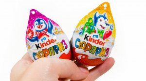 НОВОГОДНИЕ Киндер Сюрпризы НОВАЯ СЕРИЯ Новый год 2018