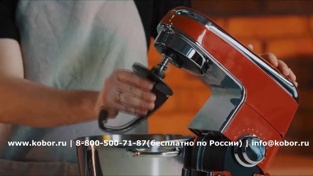 Планетарный миксер Gemlux GL-SM88R | Видео от Кобор смотреть онлайн