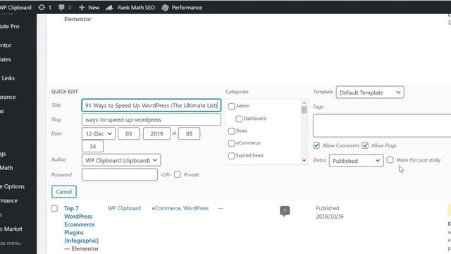 Quick Edit to make WordPress post sticky смотреть онлайн