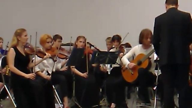 Asturias (Leyenda) Isaac Albéniz, Richter's Music School Orchestra, solist Artemiy Sinitsyn смотреть онлайн