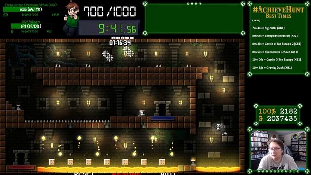 #AchieveHunt - Castle of Pixel Skulls DX (XSX) - 1000G in 19m 12s! смотреть онлайн