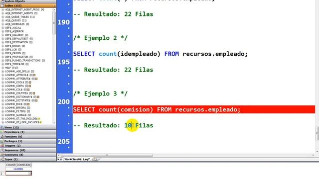 SISTEMAS UNI - ORACLE SQL - G3V14 - FUNCIONES AGREGADAS смотреть онлайн