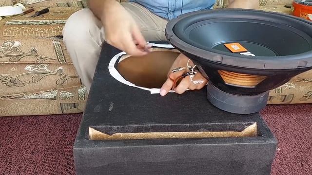 JBL Subwoofer Box Fitting Ported Or Sealed Box Size CS 1214