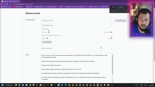 Como Clonar Voz com Inteligência Artificial Usando a Nova IA da Elevenlabs | Tutorial Passo a Passo смотреть онлайн