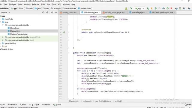 3 | Android Swipe Views using ViewPager | Intro Slider | slider in android studio | Photo 2020 смотреть онлайн